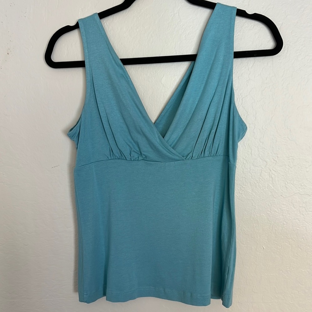 Cabi Medium wrap tank teal
